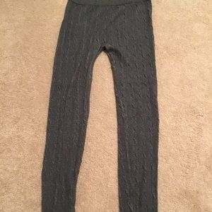 Gray leggings